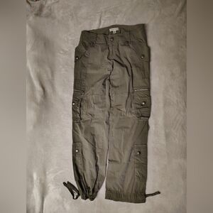 Banana Republic Women's Olive Stretch Cargo Pants SZ 0